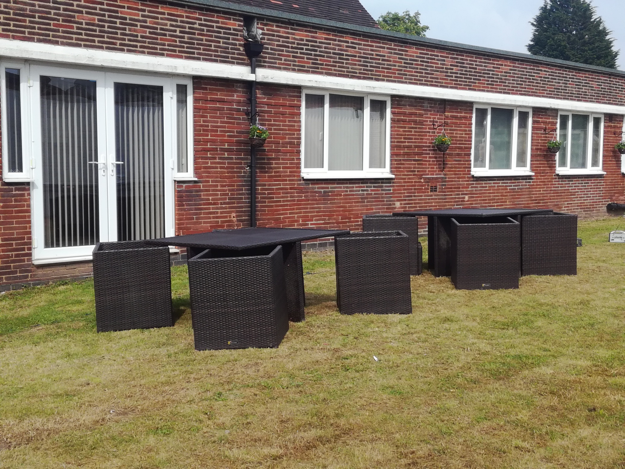 Our enclosed garden area